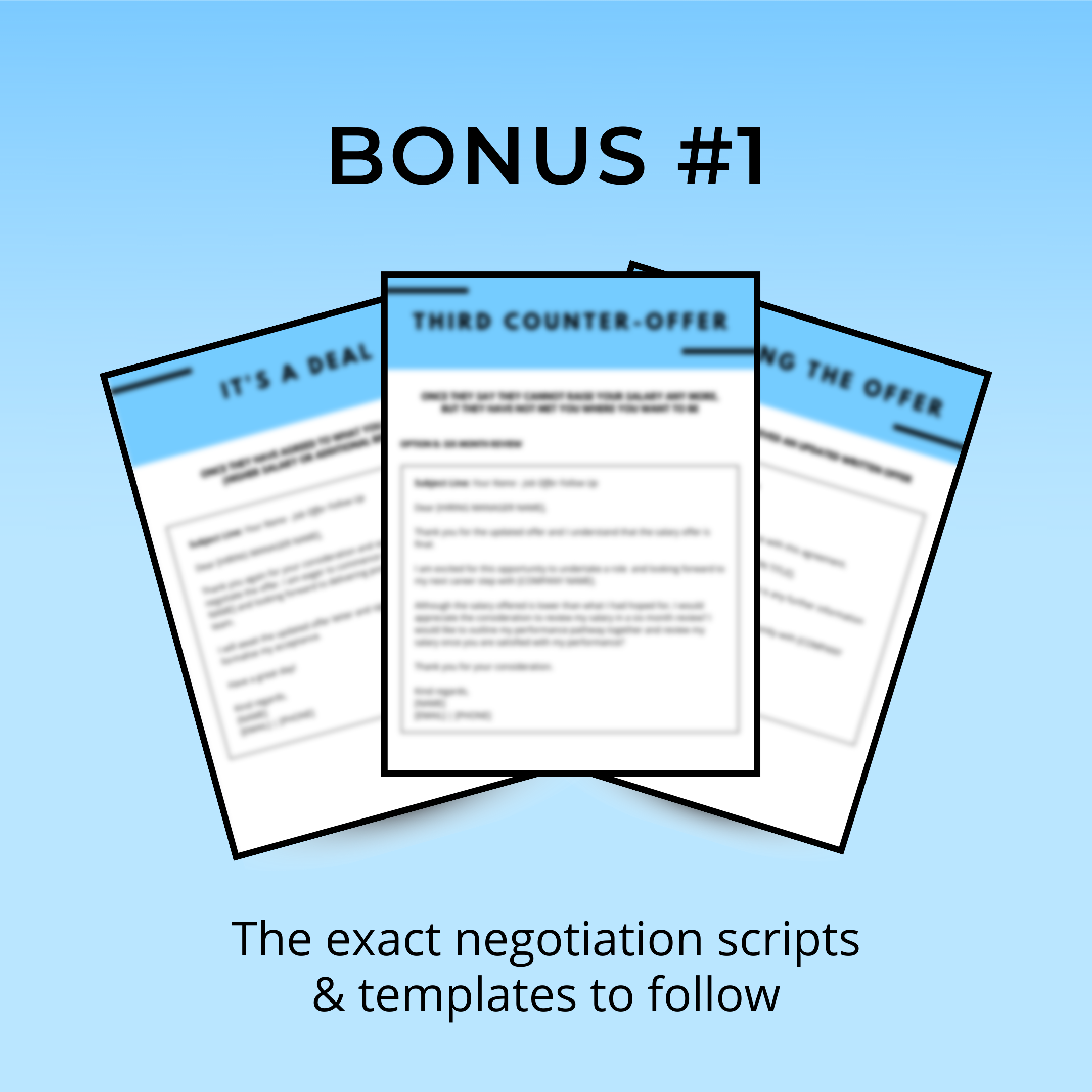 NEGOTIATING YOUR STARTING SALARY GAME PLAN