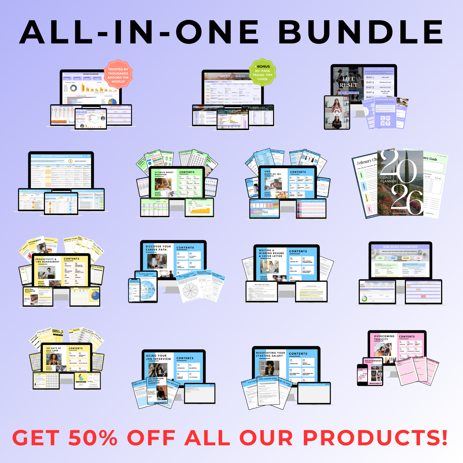 ALL-IN-ONE BUNDLE (50% OFF)