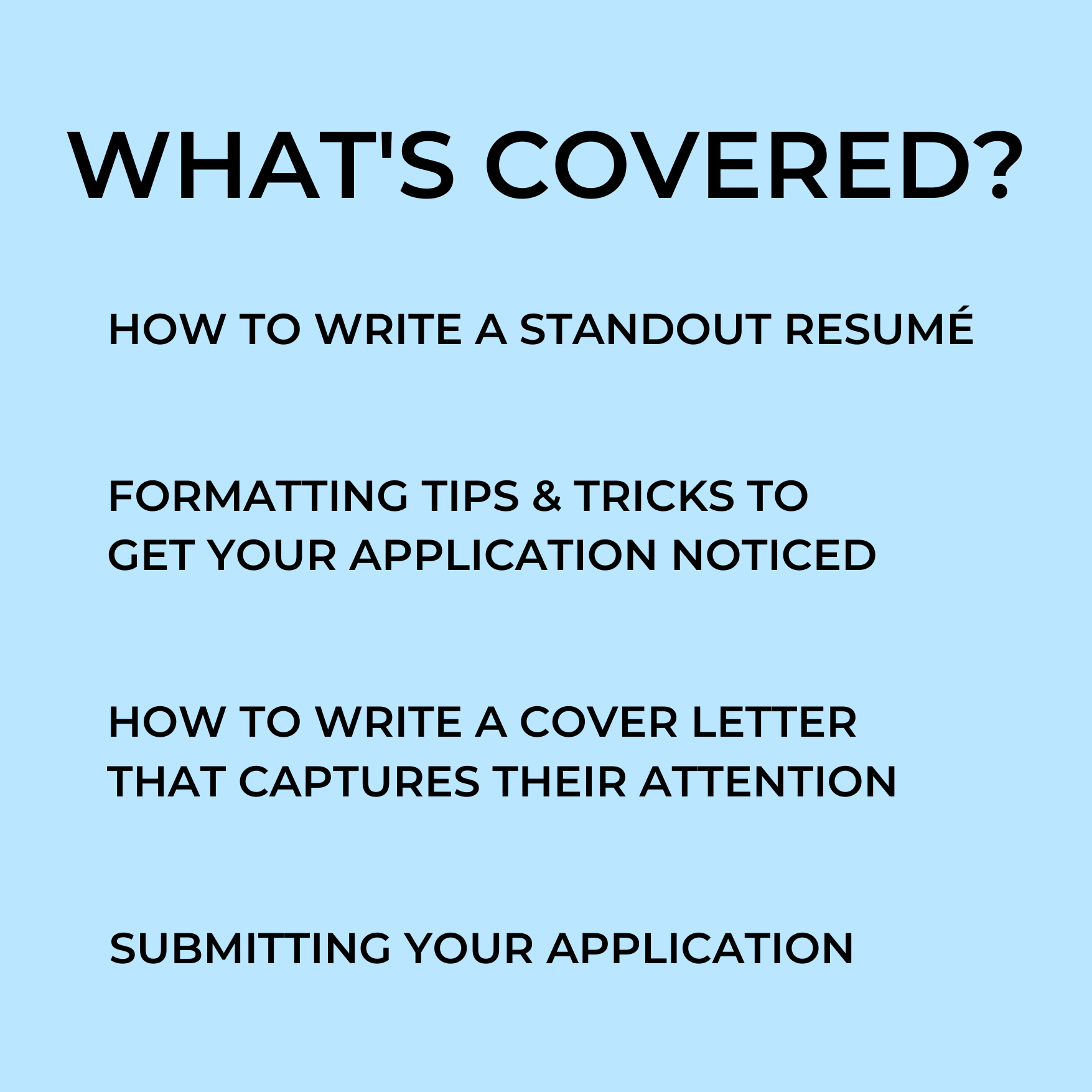 WRITING A WINNING RESUMÉ & COVER LETTER GAME PLAN