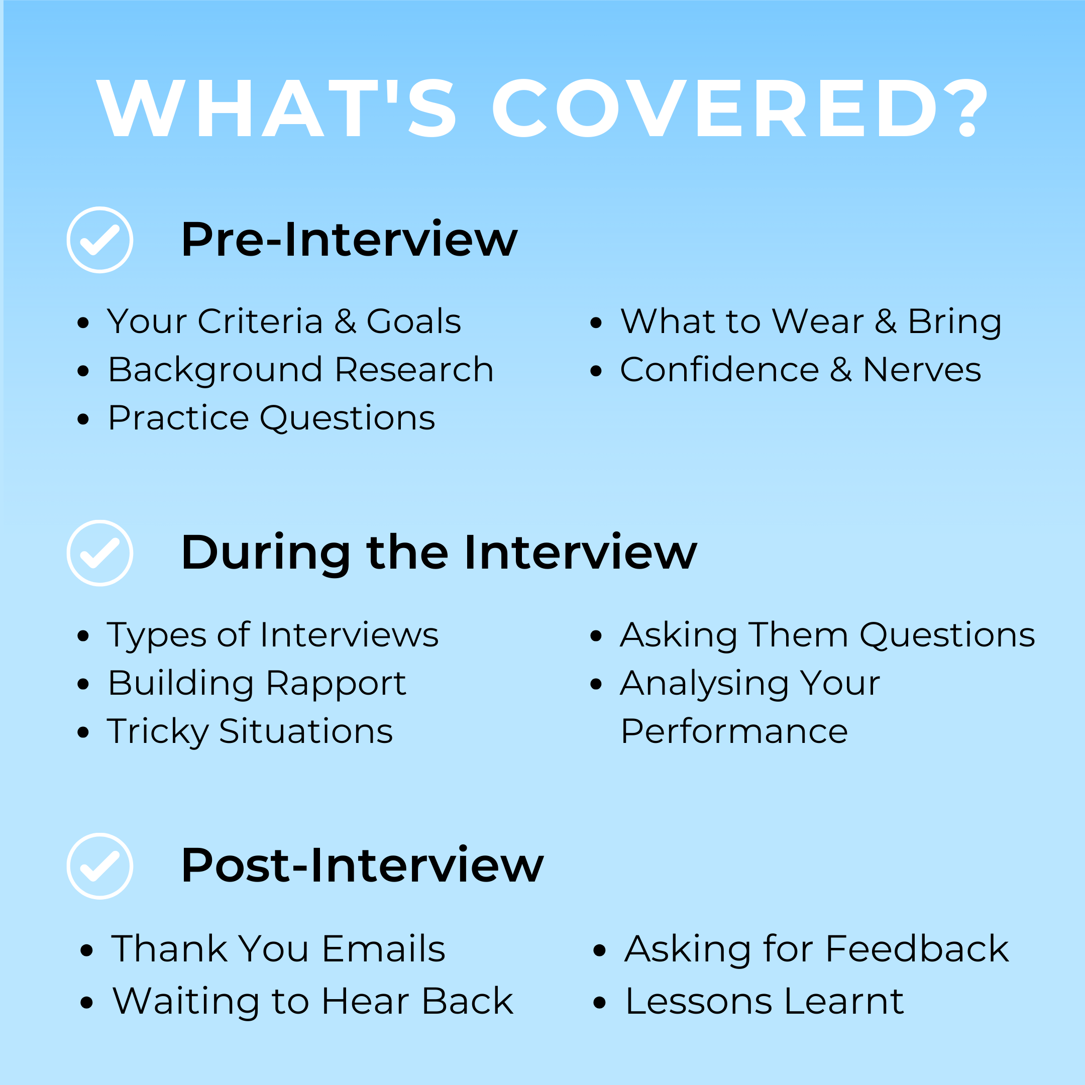 ACING YOUR JOB INTERVIEW GAME PLAN