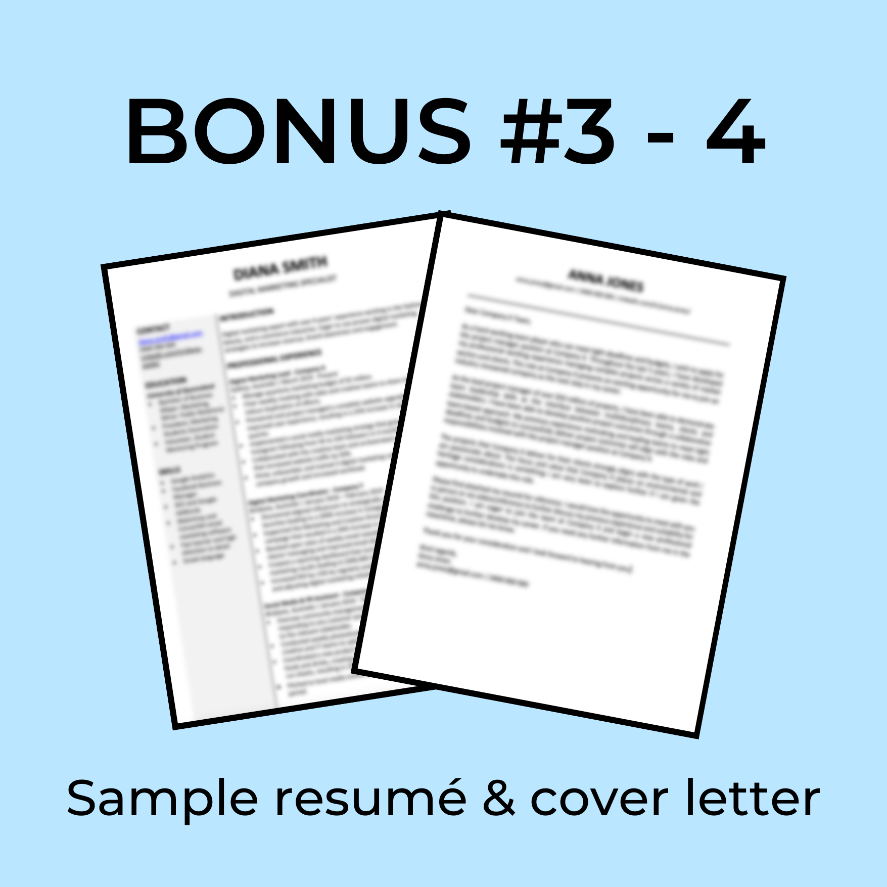 WRITING A WINNING RESUMÉ & COVER LETTER GAME PLAN