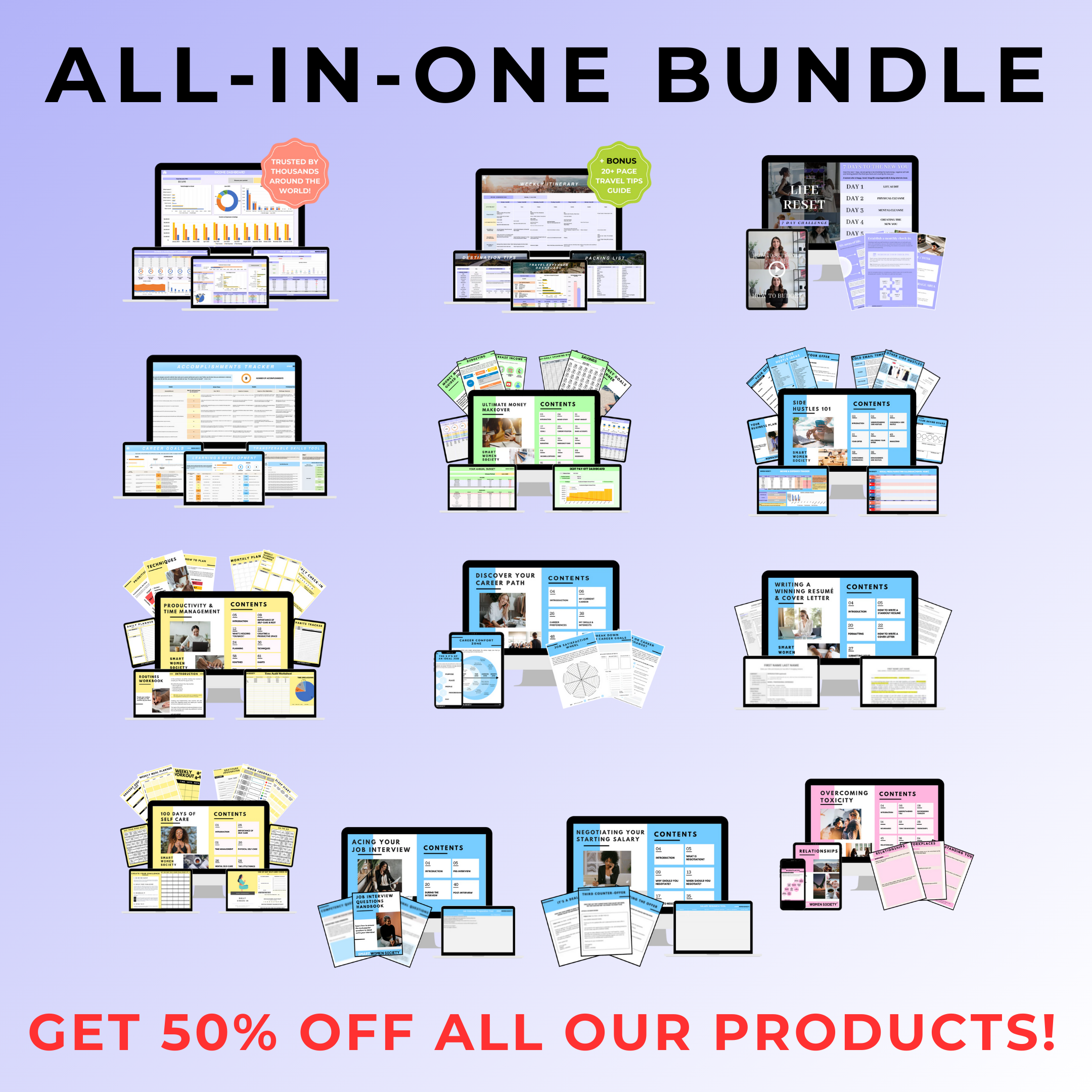 ALL-IN-ONE BUNDLE (50% OFF)