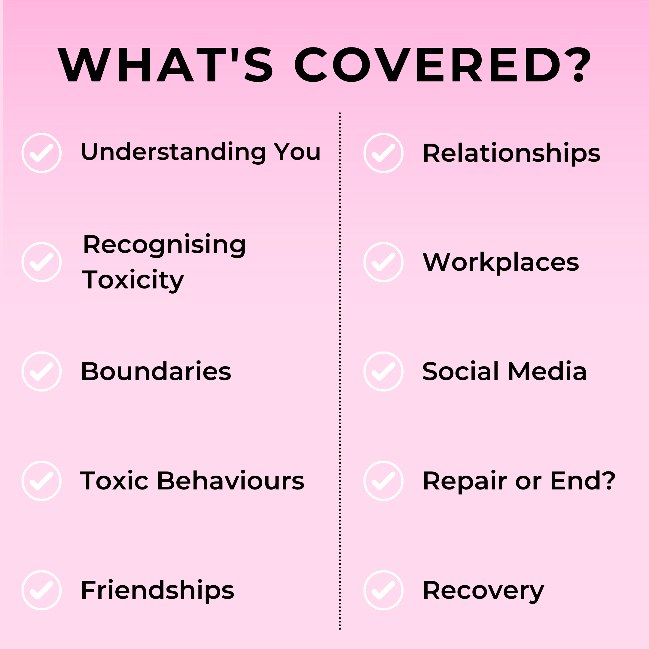 OVERCOMING TOXICITY GAME PLAN